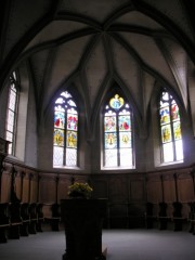 Vue du choeur de l'église de Worb. Cliché personnel