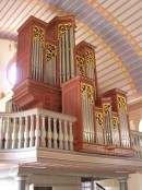 Orgue St-Martin de La Neuveville. Blanche Eglise. Cliché personnel agrandissable