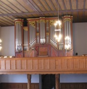 Vue de l'orgue depuis la chaire. Cliché personnel