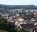 Vue de l'église baroque de Merdingen, St. Remigius. Crédit: www.badische-seiten.de/merdingen/