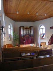 Autre vue intérieure. L'orgue est placé dans le choeur. Cliché personnel