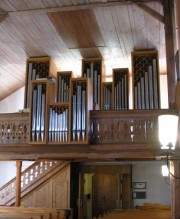 Une dernière vue de l'orgue Kuhn (1965). Cliché personnel