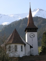 Eglise réformée de Frutigen. Cliché personnel (mars 2008)