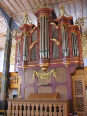 Autre belle photo du buffet d'orgue à Frutigen. Cliché personnel