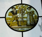 Un vitrail de 1570. Steffisburg. Cliché personnel