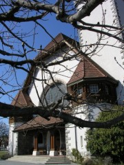 Dorfkirche de Spiez (1907). Cliché personnel (mars 2008)