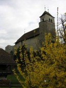 Vue de l'église de Ringgenberg. Cliché personnel (avril 2008)