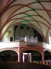 Vue de l'orgue de trois-quarts. Cliché personnel