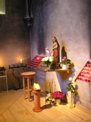 Chapelle de la Vierge, à gauche en entrant. Cliché personnel