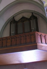 Cressier. Eglise catholique, l'orgue Dumas. Cliché personnel