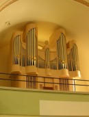Orgue Goll (1995) de l'église protestante de Zoug. Cliché personnel (avril 2008)
