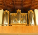 Orgue Graf-Orgelbau (1995), église Gut-Hirt, Zoug. Cliché personnel (avril 2008)