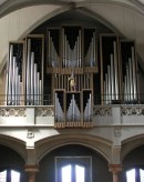 Grand Orgue Kuhn de l'église St-Michel de Zoug. Cliché personnel (avril 2008)