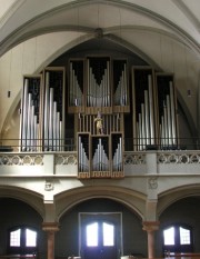 Vue de face du Grand Orgue avec le zoom. Cliché personnel