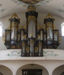 Grand Orgue de l'église St. Jakob de Cham (1969). Cliché personnel (avril 2008)