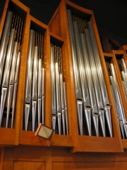 Vue partielle de la Montre du Grand Orgue. Cliché personnel