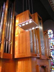 Autre vue de l'orgue depuis la tribune. Cliché personnel