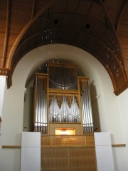 Vue générale de l'orgue et de la tribune. Cliché personnel