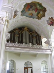 Perspective sur le Grand Orgue Goll, Engelberg. Cliché personnel