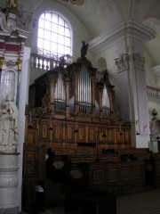 Vue de l'orgue de choeur. Cliché personnel