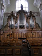 Autre vue de face de l'orgue de choeur. Cliché personnel