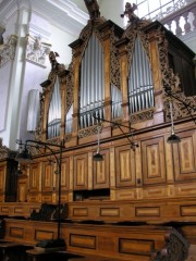 Très belle vue de l'orgue de choeur à Engelberg. Cliché personnel