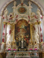 Vue du Maître-autel baroque. Cliché personnel