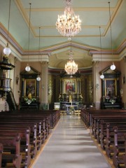 Le Landeron, église catholique, la nef (1828). Cliché personnel