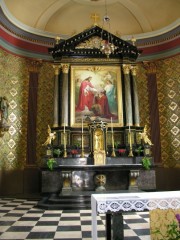 Le Landeron, église catholique, le choeur et l'autel. Cliché personnel