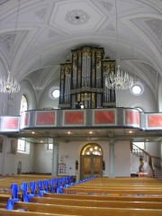 Autre vue en direction de l'orgue d'Hergiswil. Cliché personnel