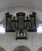 Une dernière vue du Grand Orgue Mathis (1987). Cliché personnel