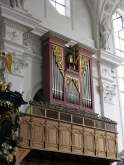 Une dernière vue du précieux orgue de choeur (1646/47). Cliché personnel