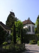 Eglise réformée, quartier Veltheim, Winterthur. Cliché personnel (mai 2008)