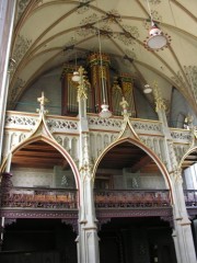 Belle vue sur la tribune de l'orgue. Cliché personnel