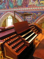 Vue de la console du Grand Orgue. Cliché personnel