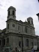 Vue de l'église Ste-Madeleine, Besançon. Cliché personnel (mai 2008)