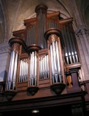 Grand Orgue Danion-Gonzalez de la cathédrale de Besançon (1987). Cliché personnel (mai 2008)