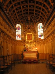 Vue de la chapelle du Saint Sacrement, terminée en 1637 (style Renaissance comtois tardif). Cliché personnel