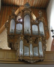 Predigerkirche, orgue Silbermann. Cliché personnel