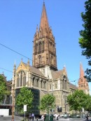 Vue de la cathédrale St-Paul de Melbourne. Crédit: //en.wikipedia.org/