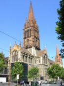 Vue de la cathédrale St-Paul de Melbourne. Crédit: //en.wikipedia.org/