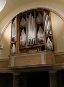 Orgue Mascioni de l'église S. Siro de Canobbio (1991). Cliché personnel (fin mai 2008)