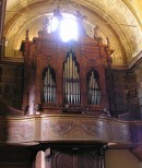 Orgue italien Serassi/Bernasconi/Mascioni de l'église paroissiale de Castel S. Pietro, Tessin. Cliché personnel (fin mai 2008)