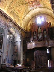 Vue de l'orgue et de la permière travée. Cliché personnel