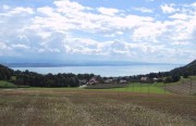 Panorama depuis Enges sur le lac de Neuchâtel. Cliché personnel