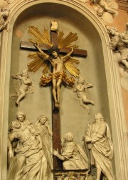 Détail de la Crucifixion du 17ème s. Cliché personnel