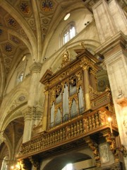 Vue en perspective de l'orgue gauche (Nord) du Dôme. Cliché personnel