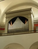 Orgue Mascioni de l'église de Vira Gambarogno (1972). Cliché personnel (fin mai 2008)