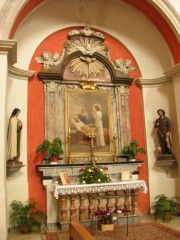Vue d'une chapelle dédiée à St-Joseph. Cliché personnel