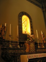 Vue de la chapelle consacrée à la Vierge. Cliché personnel